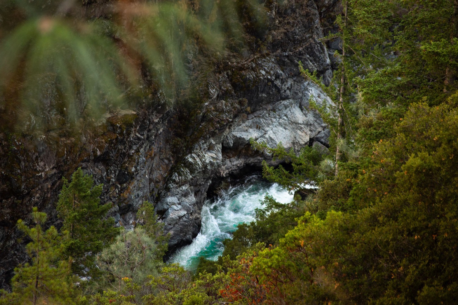 American River canyon